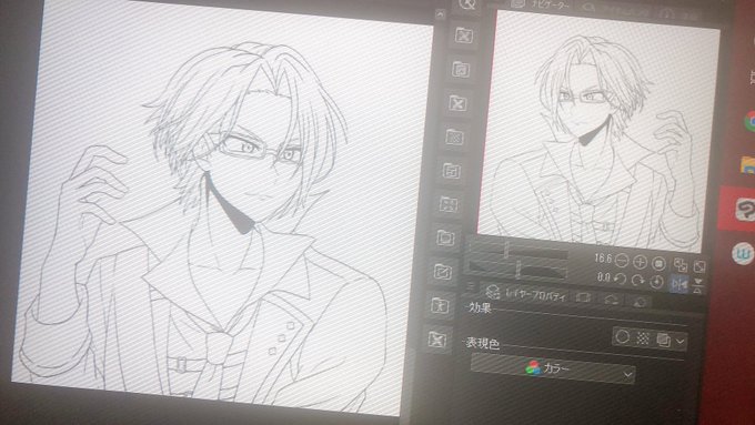 反転のtwitterイラスト検索結果