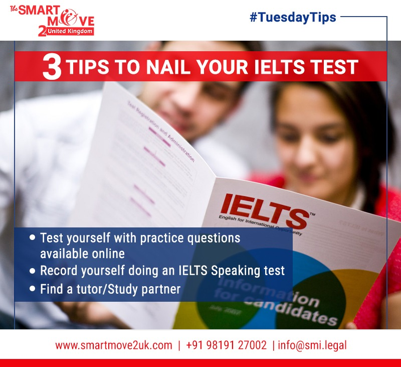 TheSmartMove2UK's tweet image. If you&apos;re planning to move abroad, you must have to pass an #Englishlanguageproficiency test (IELTS) while applying for #UKStudentVisa. ✍
️
Here are quick 3 Tips to nail your #IELTSTest! 

Our #ImmigrationExperts are just a phone call away! 
📲 +91 98191 27002 | info@smi.legal