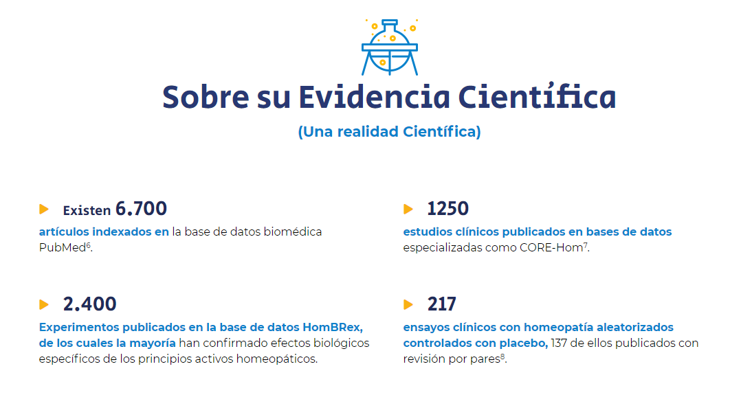 ✅La homeopatía, además de ser una REALIDAD SOCIAL, PROFESIONAL y LEGAL, es también una realidad CIENTÍFICA.

➡️Descubre en nuestra sección de "Evidencias Científicas" toda la investigación y evidencias existentes en homeopatía ow.ly/CVde50BkvPI #LaMejorPruebaSonLosHechos