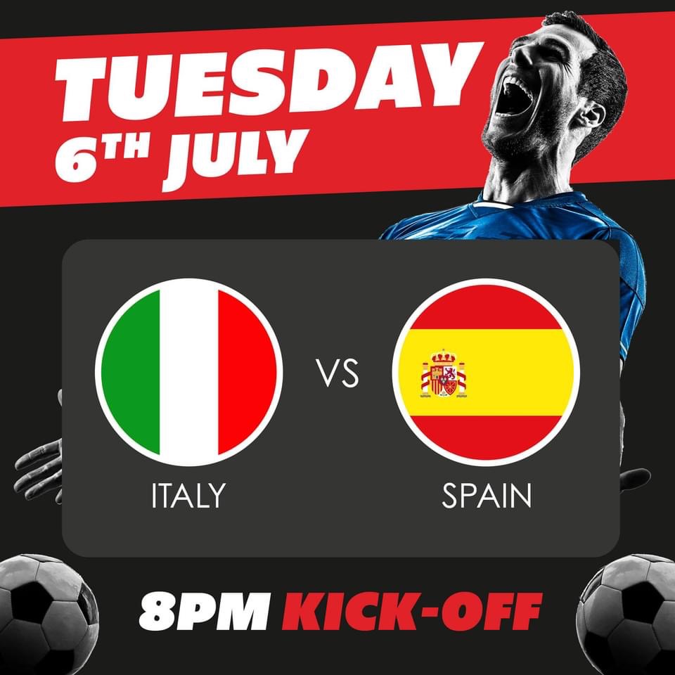Join us for the game live……. Call 02920374212 to book….