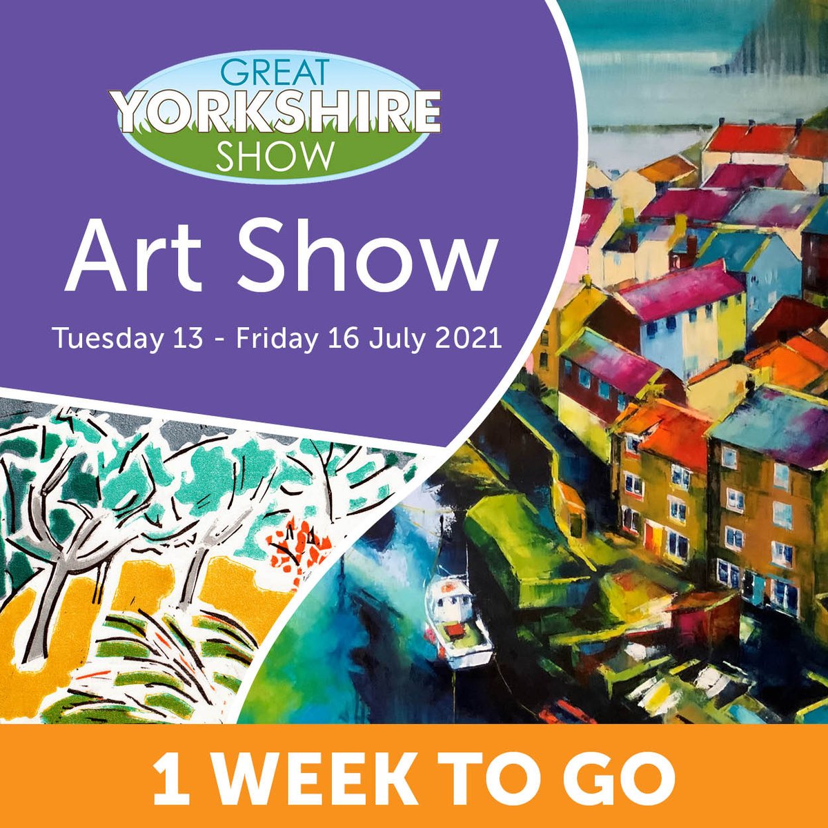 1 Week to go! The Great Yorkshire Show Art Show - mailchi.mp/1ee442f5ccc5/t…