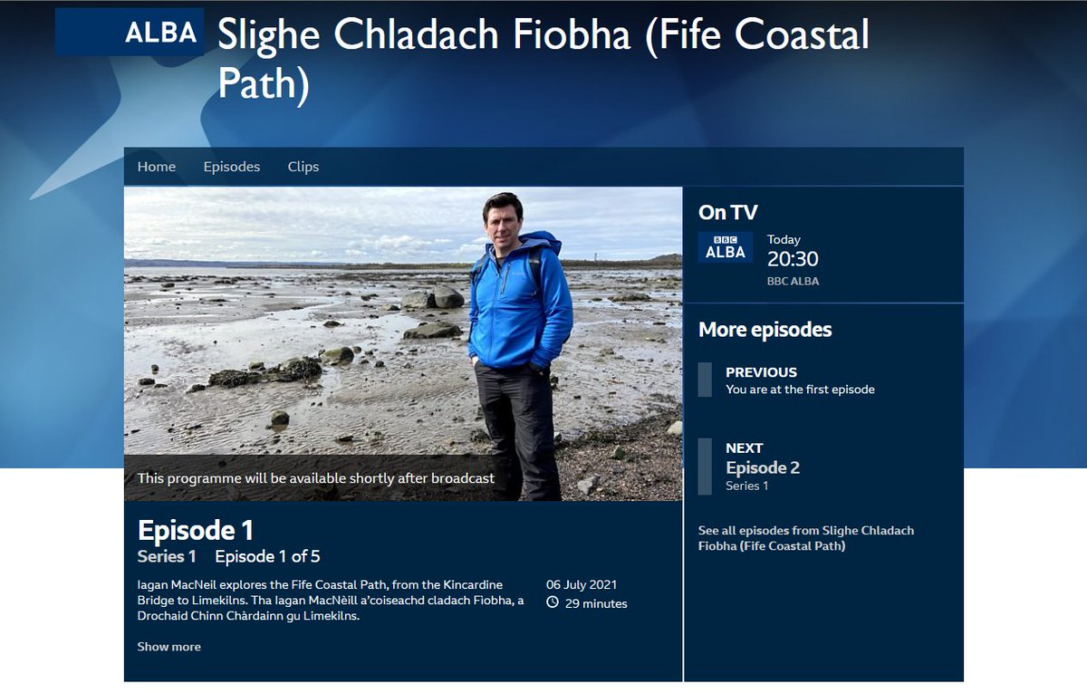 #FifeCoastalPath series starts tonight on Alba.

Just back from my last adventure along EuroVelo 1 cycle route, and I'm looking for another.

Bidh mi a' coimhead a-nochd le ùidh.

#SligheChladachFiobha <a href="/StrachanKm/">kirsty strachan</a>