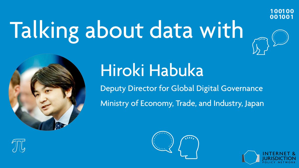 IJurisdiction's tweet photo. In a new blog @IJurisdiction spoke to @HirokiHabuka_en, Deputy Director for Global Digital Governance at the Ministry of Economy, Trade, and Industry of Japan #aboutdata. Read here: https://t.co/VZSXVe7FSk https://t.co/PIsA772k0W