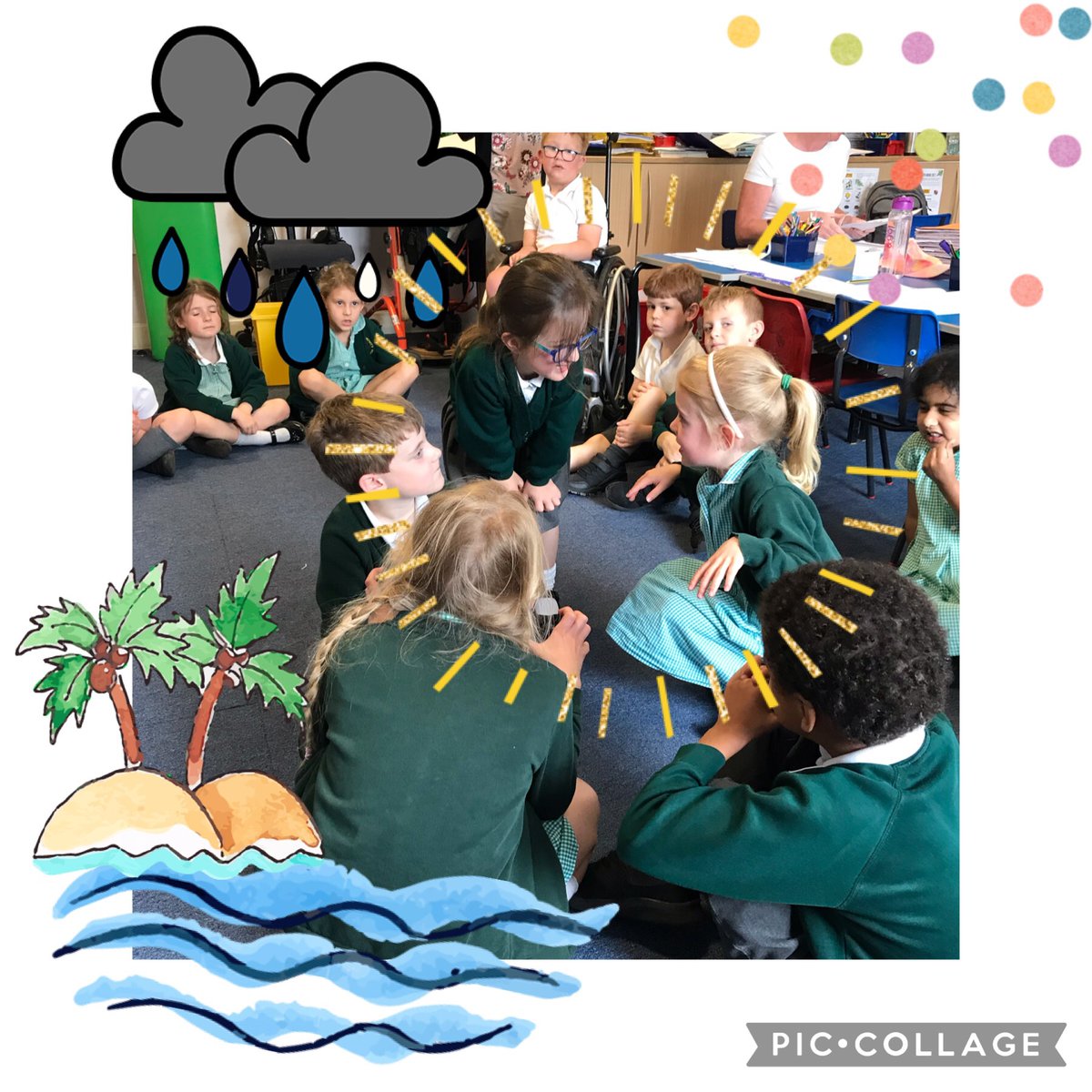 SnakesClass's tweet image. Over the last few weeks we have been using lots drama techniques and games to learn the story of the Tempest during our literacy lessons 🌊 ⛈