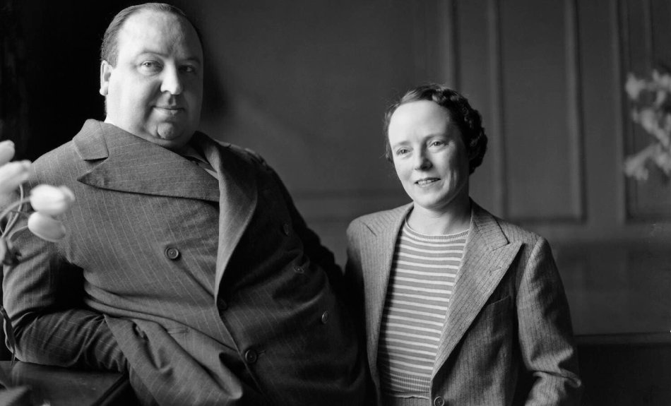 Alfred Hitchcock and Alma Reville by Howard Coster, 1936 © National Portrait Gallery