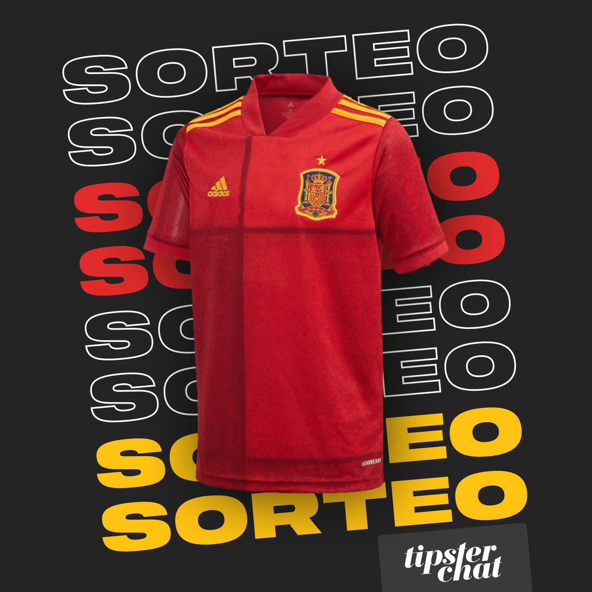 tipsterchat's tweet photo. 🎁¡REGALO ASEGURADO!🎁

📢Si 🇪🇸 elimina esta noche a 🇮🇹, regalamos una camiseta de la selección española. 👇Requisitos para participar:

🔁Hacer RT a este tweet.
✅Seguir nuestra cuenta de Twitter.

#VamosEspaña #EURO2020 https://t.co/aDxgtT4PFM