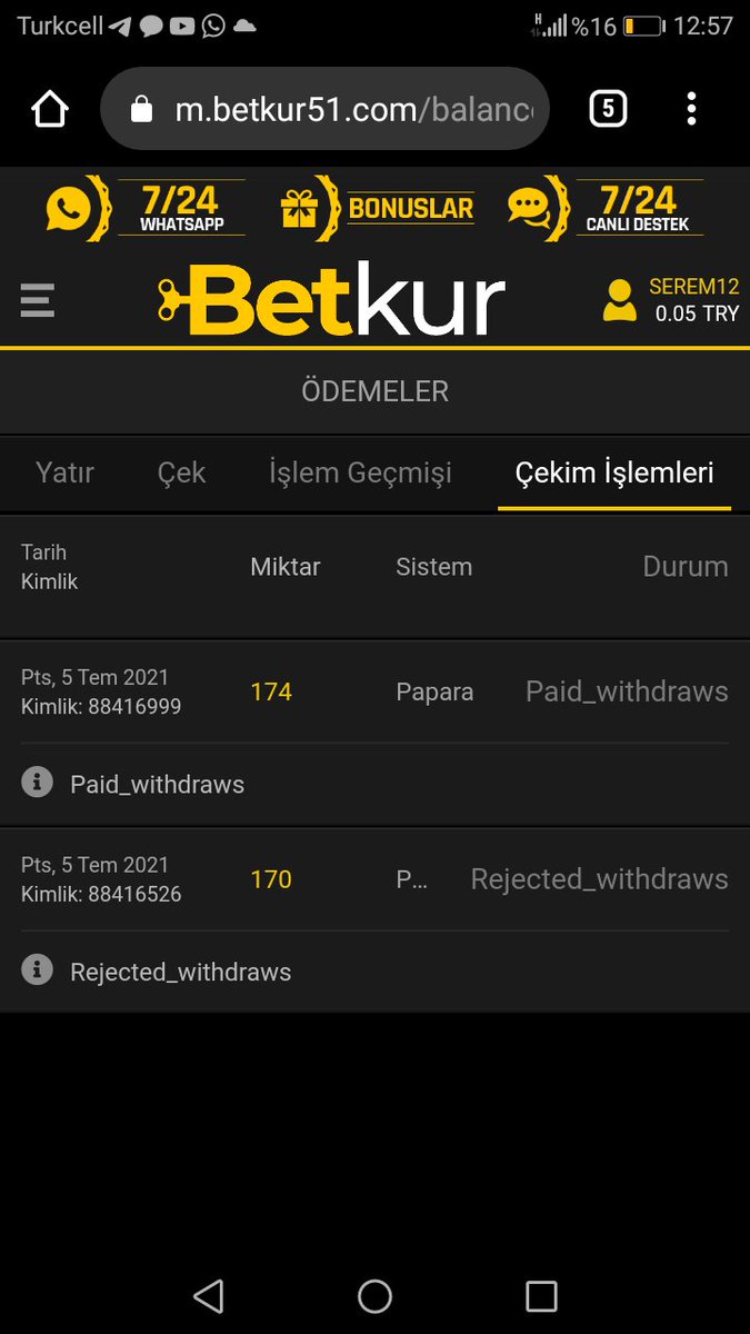 Betkurla sorunsuz çekim