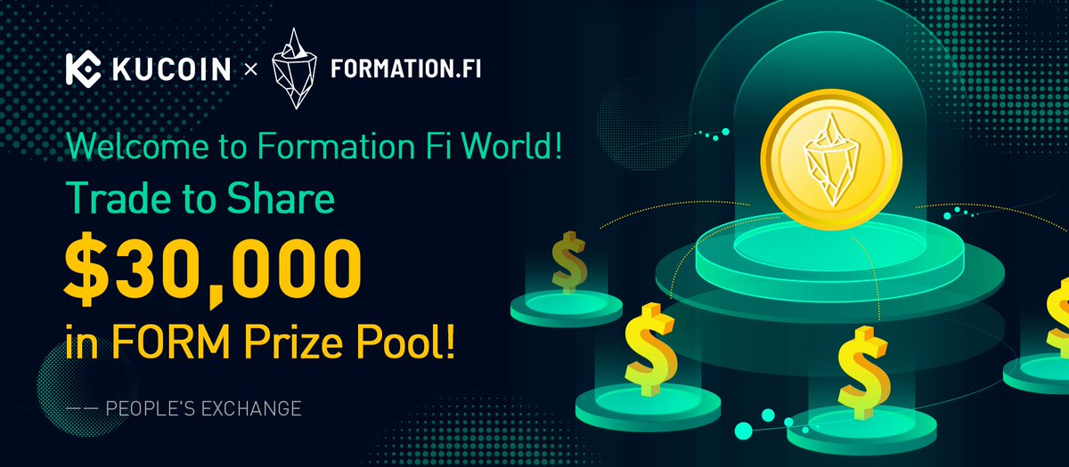 every_finance's tweet photo. Formation Fi x KuCoin 😇

Welcome to $FORM World! $KCS 💎

Activity Details 👇
https://t.co/cxaPXlC8pr https://t.co/PgxZEXIc6v