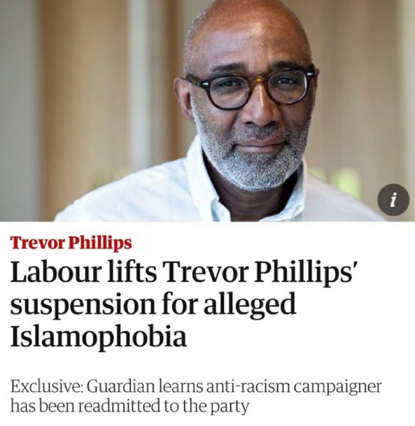 AaronBastani's tweet photo. Im sure the suspension being lifted has nothing to do with Trevor Phillips hosting a show on @SkyNews 

The timing is purely coincidental. https://t.co/1XCro16R1V