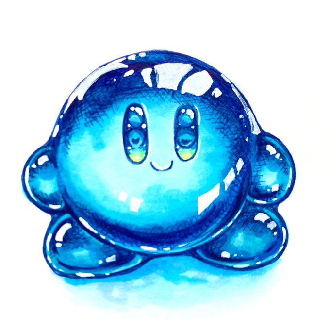「blue eyes slime (creature)」 illustration images(Latest)