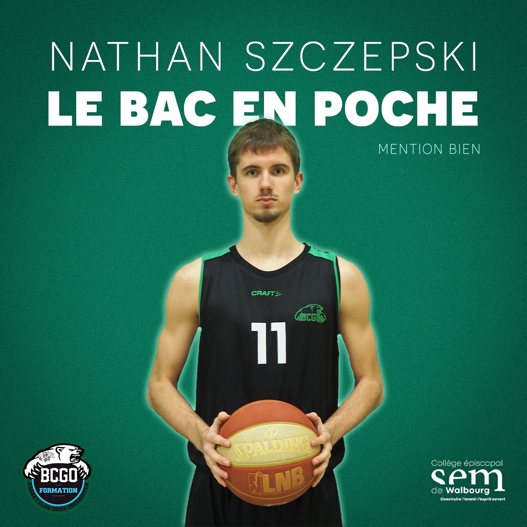 Gries_Basket's tweet photo. ✅ 𝗟𝗘 𝗕𝗔𝗖 𝗘𝗡 𝗣𝗢𝗖𝗛𝗘 🥳
Bravo à nos 5 bacheliers du centre de formation qui ont tous obtenu le BAC avec une mention !☺️
1/2
#bcgofamily #bcgo https://t.co/9b3y3dFR9t