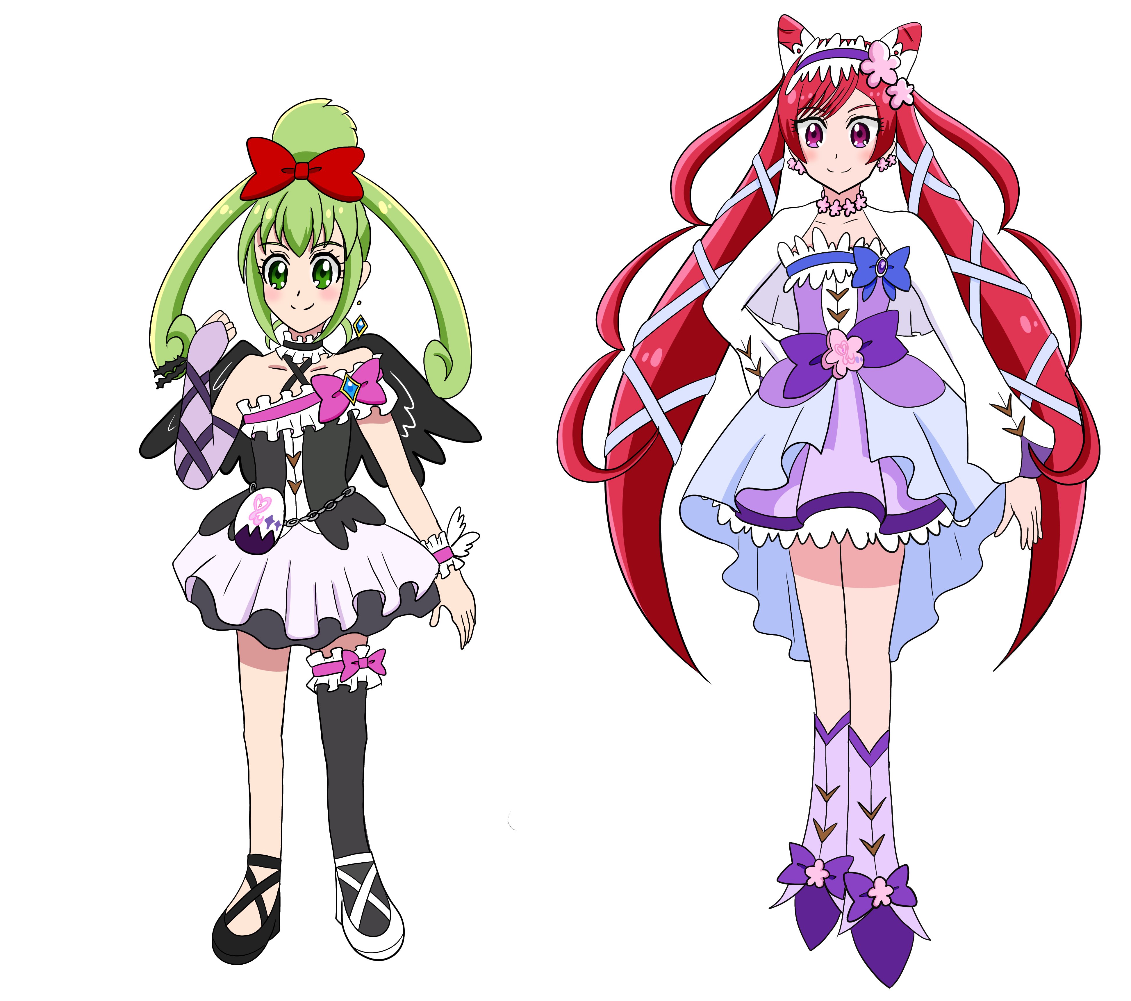 おはつ Sur Twitter ハートライズプリキュア の4人目 5人目キュアついにお披露目です ようやくデザイン完成しました キュアレイア 左 キュアマイカ 右 オリキュア オリジナルプリキュア ハートライズプリキュア T Co F8satzggvp Twitter