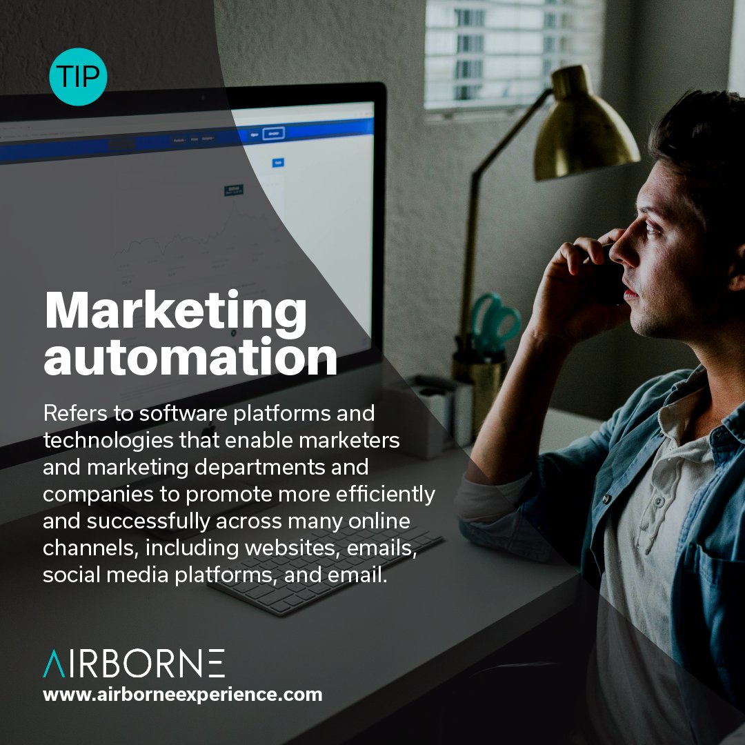 AirborneExp's tweet photo. Marketing automation works by automating certain time-consuming tasks, so that little human error can occur while also ensuring that a regular amount of content is being distributed to target audiences. https://t.co/8DUjeEdMZP