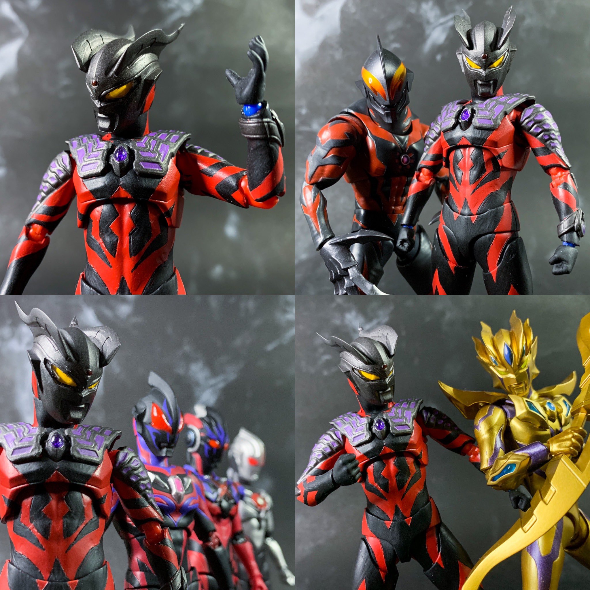 ウルトラマン shf 改造 ゼロダークネス ウルトラマンゼロ