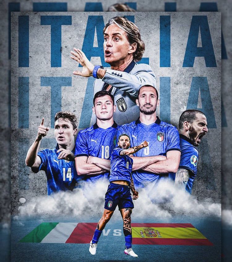 MarcoMoriciLive's tweet photo. 🏟 Oggi si fa la storia: ore 21:00 Italia contro Spagna 🇮🇹⚔️🇪🇸
➖
Segui la diretta qui 👉 https://t.co/gIwW8vymMy
#CalcioShow #CalcioShowEuro2020 #Euro2020 #Italia #Spagna #ItaliaSpagna #Calcio #Football https://t.co/afubE80sTj