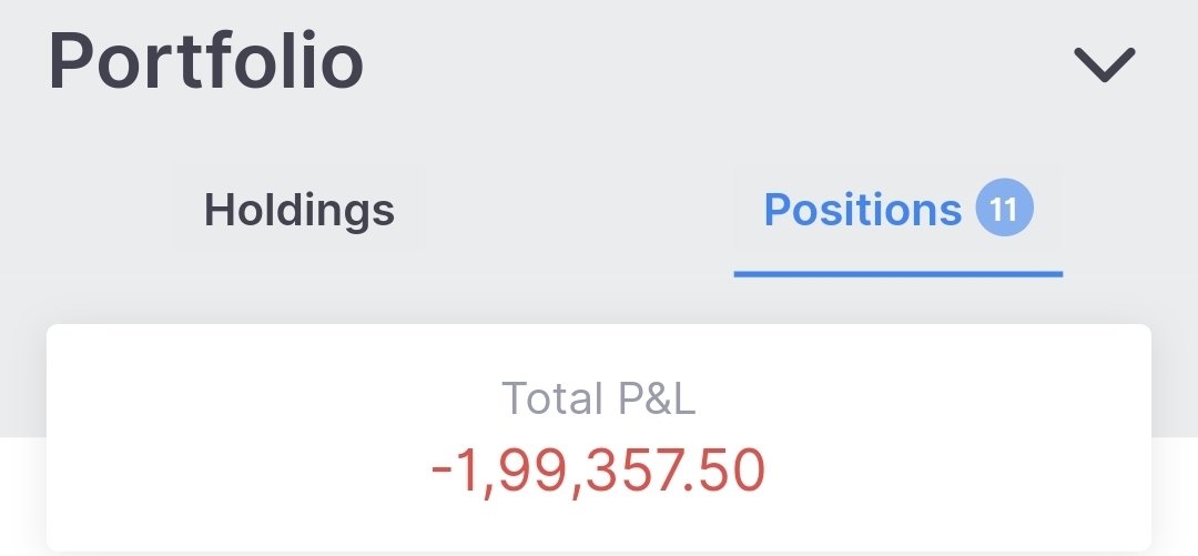 Ronak_Unadkat's tweet image. 2 lacs Loss.. caught on wrong side today...