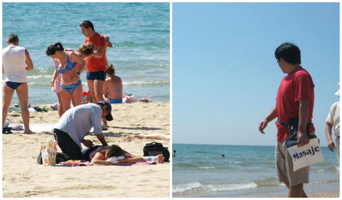 guardiacivil's tweet photo. La técnica del masaje no va en los genes o el origen, se aprende estudiando
No arriesgues tu salud en la playa
#Tencabeza https://t.co/g1VaGHoPtM
