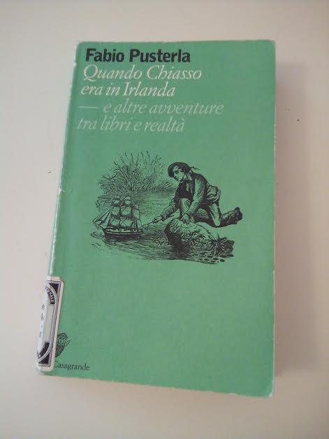 Che gioiellino che è #QuandoChiassoerainIrlandaEaltreavventuretralibrerealtà #FabioPusterla @casagrande_ed