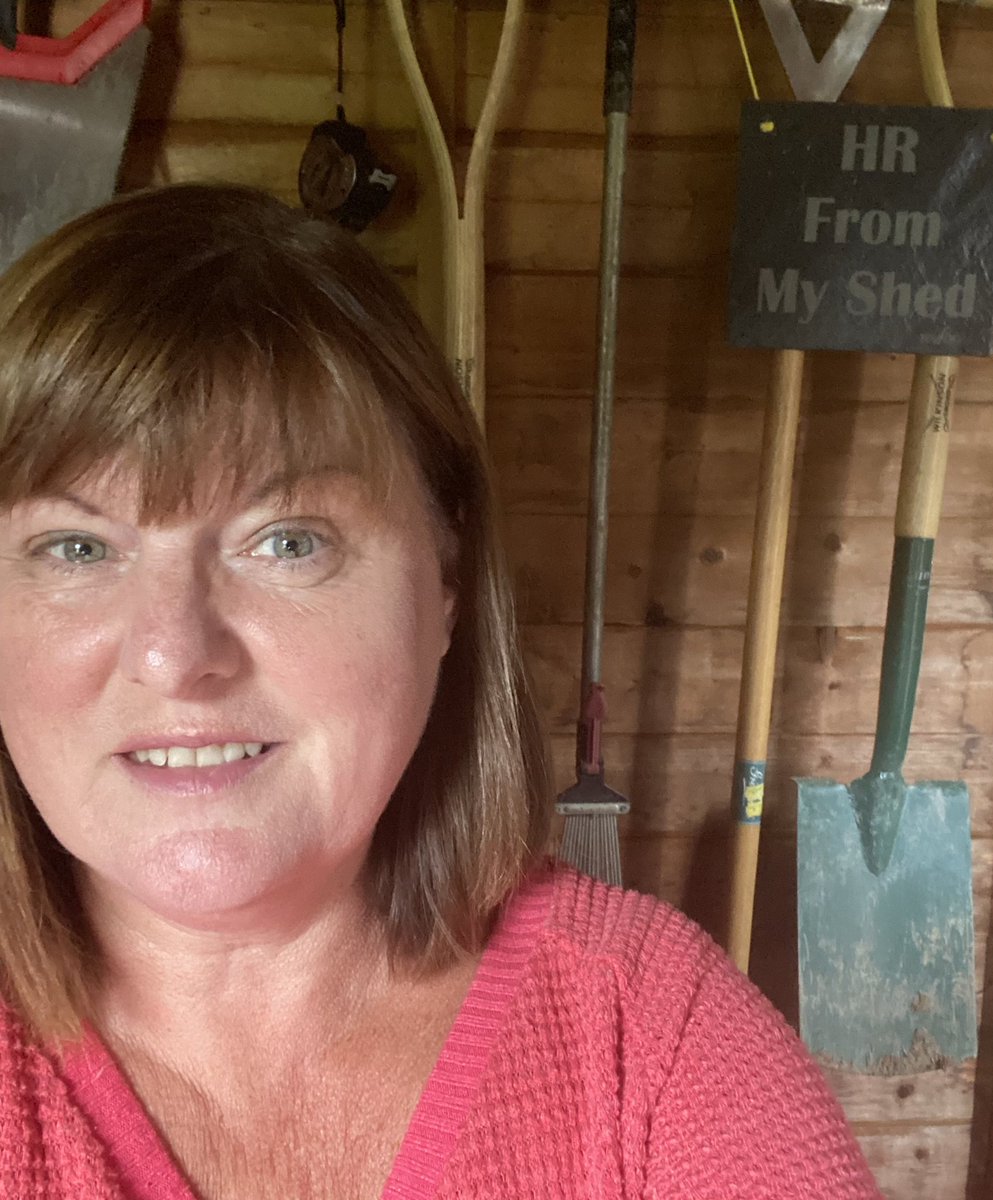 In the shed for some client zoom calls #HRFromMyShed #HR #BeDifferent #clientsupport #HR #zoommeetings