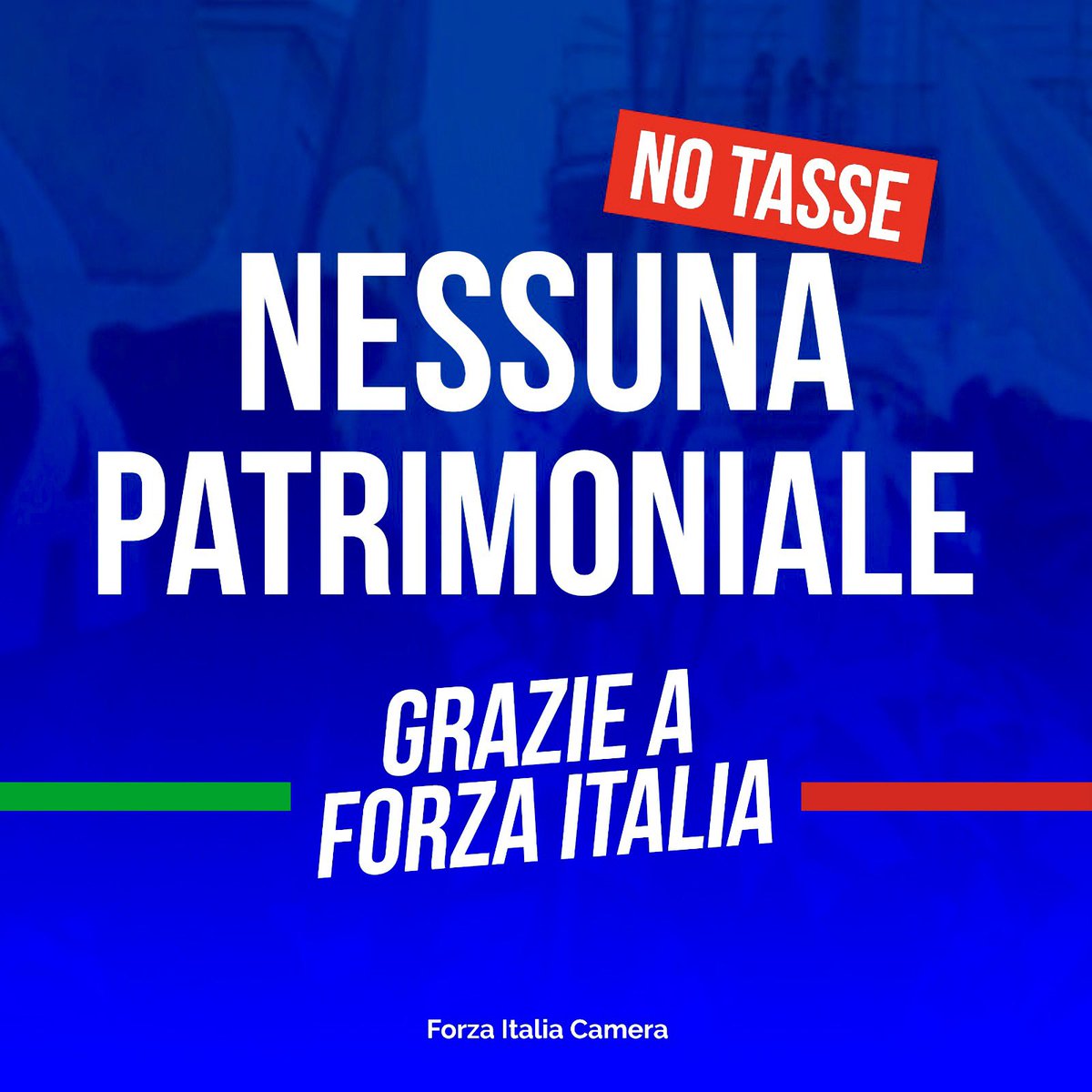 GruppoFICamera's tweet photo. Una certa sinistra ci prova sempre… 😳
Forza Italia è una garanzia 🏆 a difesa del patrimonio e del lavoro degli italiani. #NOTASSE https://t.co/pvmIO3ddfP