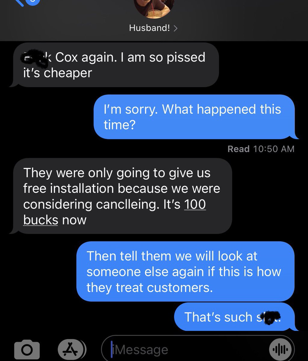 mrs_aljohnson's tweet photo. @CoxComm what wonderful customer service you have. Rewarded for staying with you by being charged $100 installation fee, when we were promised free installation during price shopping. . . https://t.co/oBf4QJSjSs