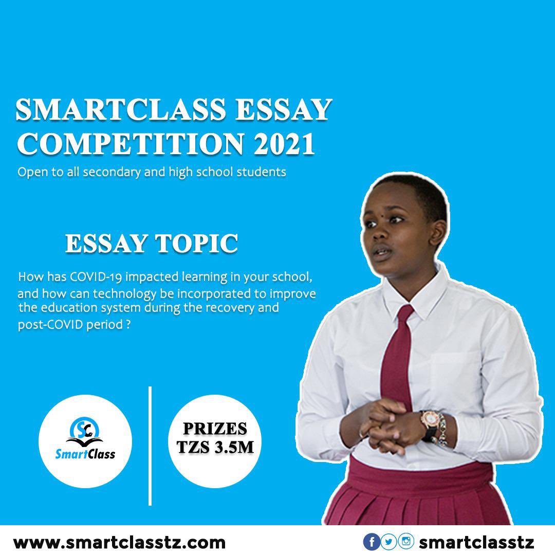 ringia_adelah's tweet image. Shindano la kuandika essay ✍️ kutoka @smartclasstz kwa wanafunzi wote wa shule za sekondari Tanzania limeanza leo mpaka tarehe 28th September.

Shilingi 3.5 million kushindaniwa na wanafunzi watakaomaliza nafasi tatu za juu.

Bofya kushiriki leo  👉 bit.ly/3AuYHzr