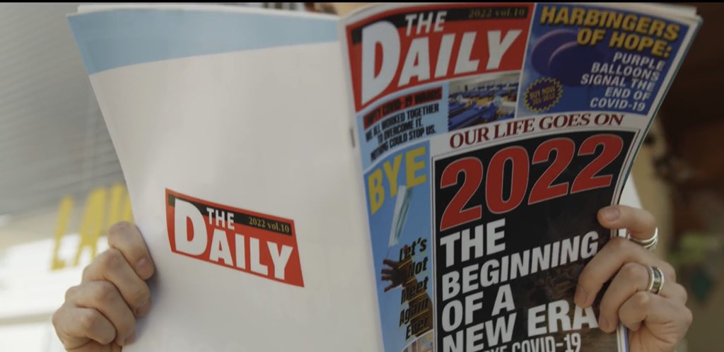 BTS PH ⟭⟬ - Bangtan Boys Philippines on Twitter: ""Purple Balloons signal the end of COVID 19" "Our life goes on" "2022 The Beginning of a New Era" "We all worked together