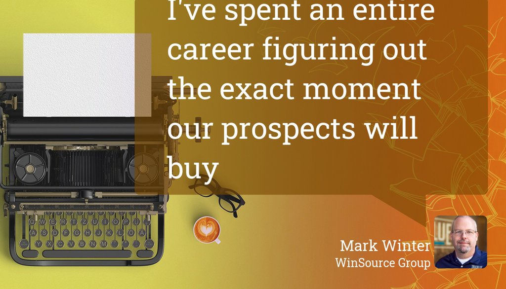 MarkWinterSales's tweet image. They need to know you aren&apos;t going to push them into a sale they don&apos;t need.

Read the full article: We know the exact moment your prospect will buy. Wanna know...?
▸ lttr.ai/bcLO

#Smartsalessimplified #Winsourcegroup