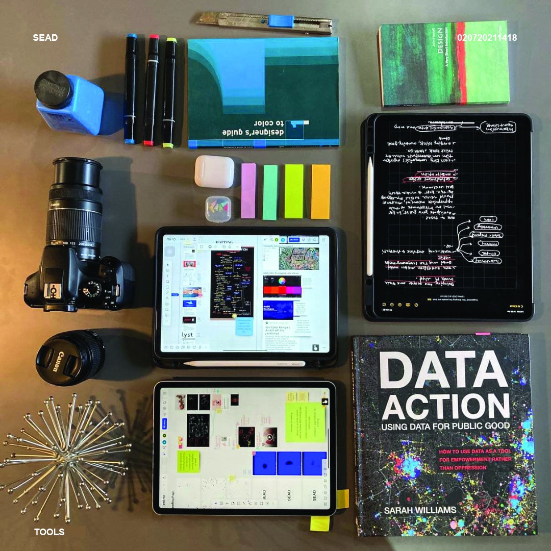 SeadStudio's tweet photo. Exploring and strategising.
These tools keep the creativity flowing. Making the most of working remotely.
How does your work desk look like?
Post your work desk view at #seadlab
#mitmedialab #workfromhome #design #research #uiuxdesign #uidesign #workingfromhome #Apple #iPad https://t.co/nYvi6VVpE4