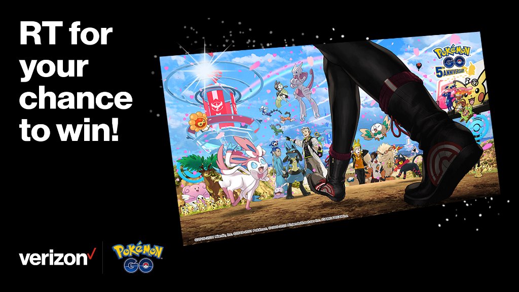 ✨Special 5th Anniversary @PokemonGoApp Poster Giveaway✨ We’ve got 25 *amazing* limited-edition canvas posters. And we’re SO excited, to celebrate we’re giving them all away TODAY. RT this post now for your chance to win one! #WayToGO #Sweepstakes #PokemonGO5YearAnniversary