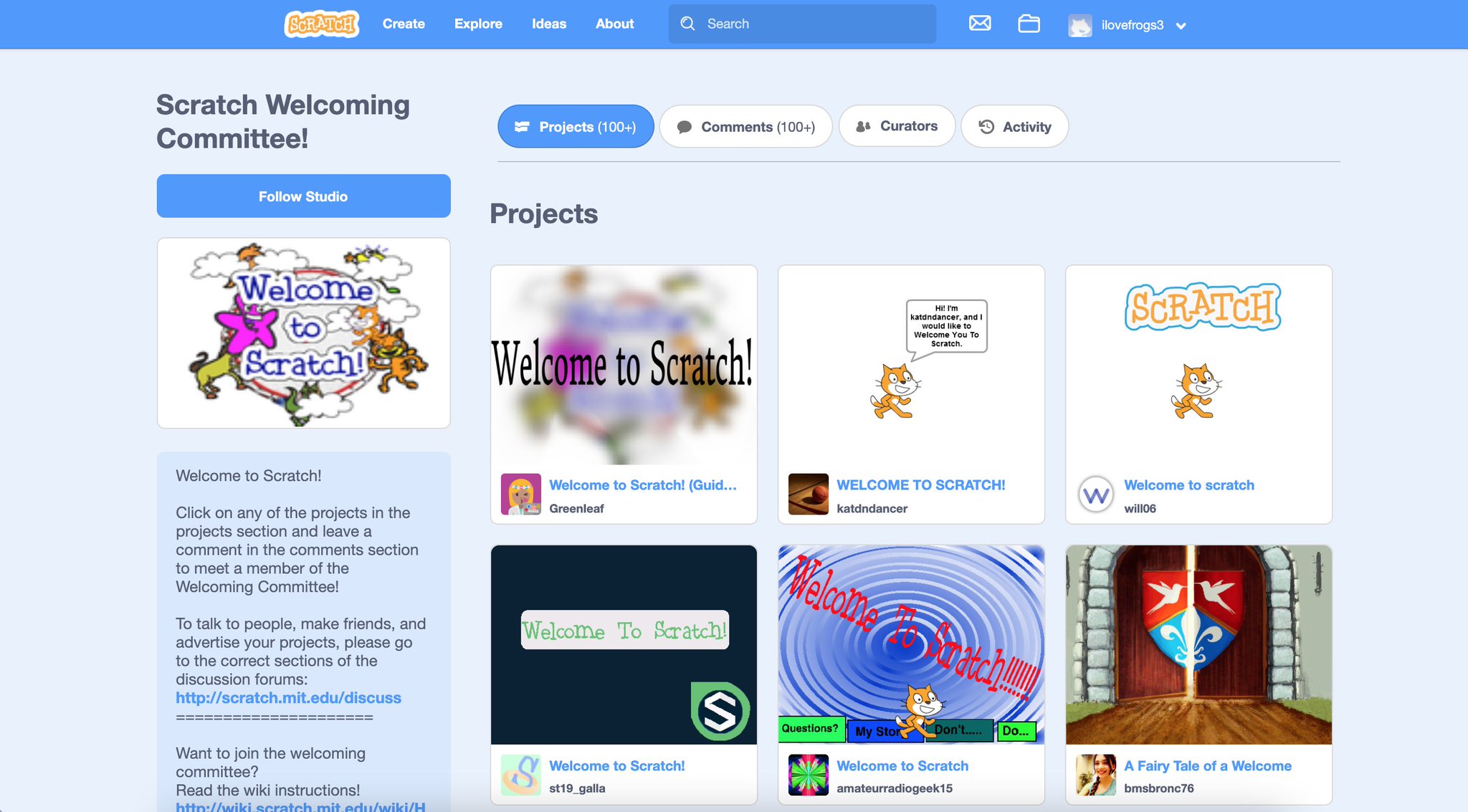 Scratch Team on Twitter "Studios on Scratch have a brand new look and