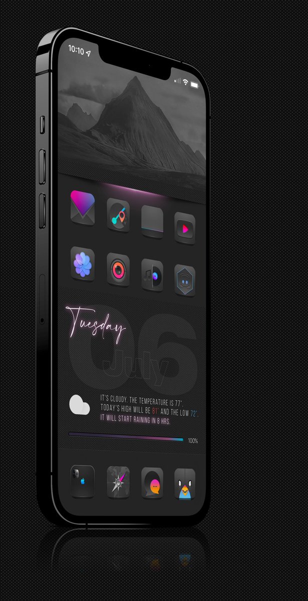 Kothuq's tweet image. #WeatherHTML by @thewaytozion 
#Pollux (credits to creator)
.
.
.
#iOS15beta2 #nojailbreak