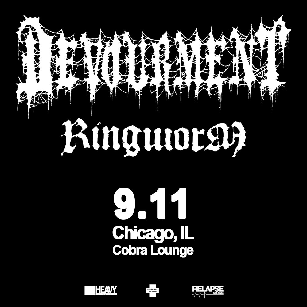 Chicago - Saturday Sep 11 at <a href="/CobraLounge/">CobraLounge</a> with Ringworm Cannibal Abortion and Hatemonger. Tickets on sale this Friday July 9 at 10am!  Tickets: bit.ly/3jNc8Vz <a href="/RelapseRecords/">Relapse Records</a>