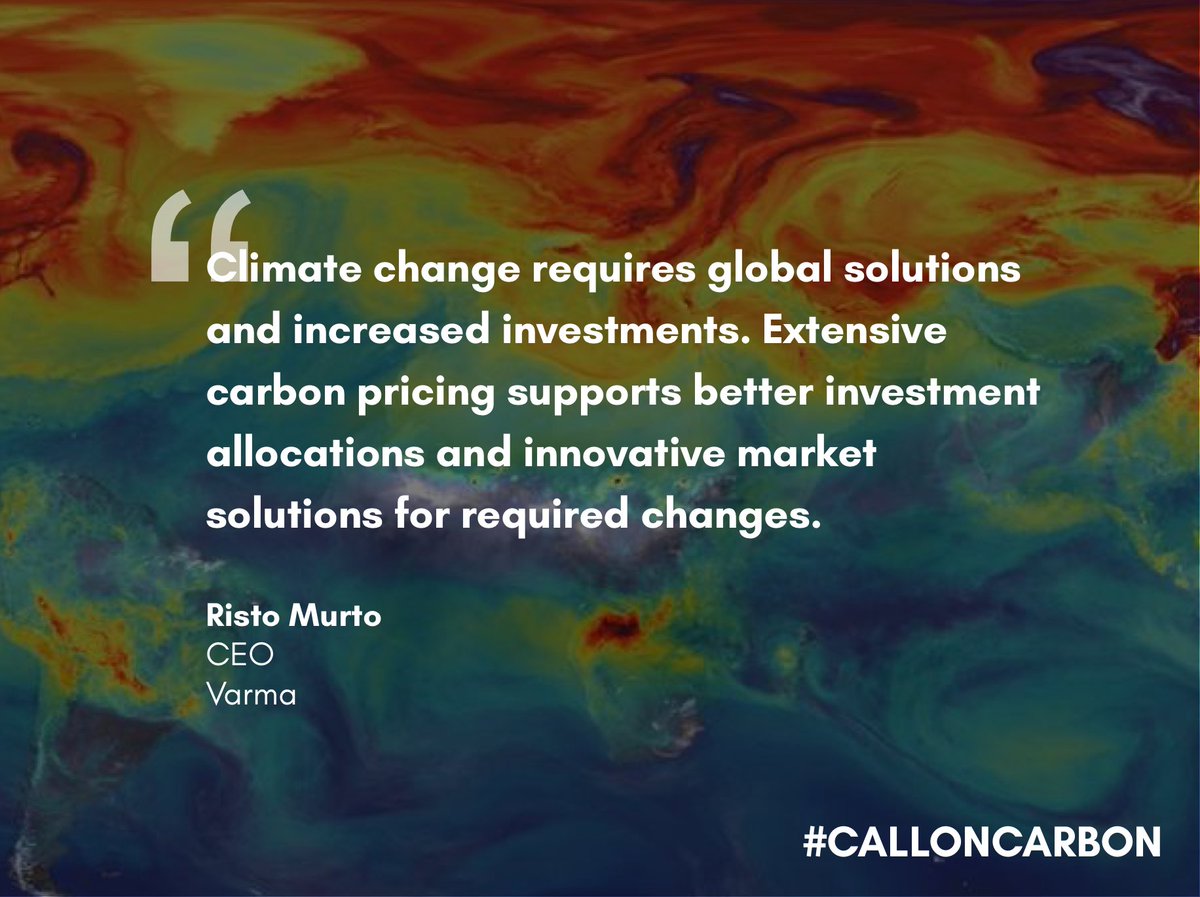 Climate mitigation needs a major ramp-up of low-carbon investments. An effective carbon price is a key tool for this. Join leaders supporting carbon pricing here: calloncarbon.com/join/ #calloncarbon