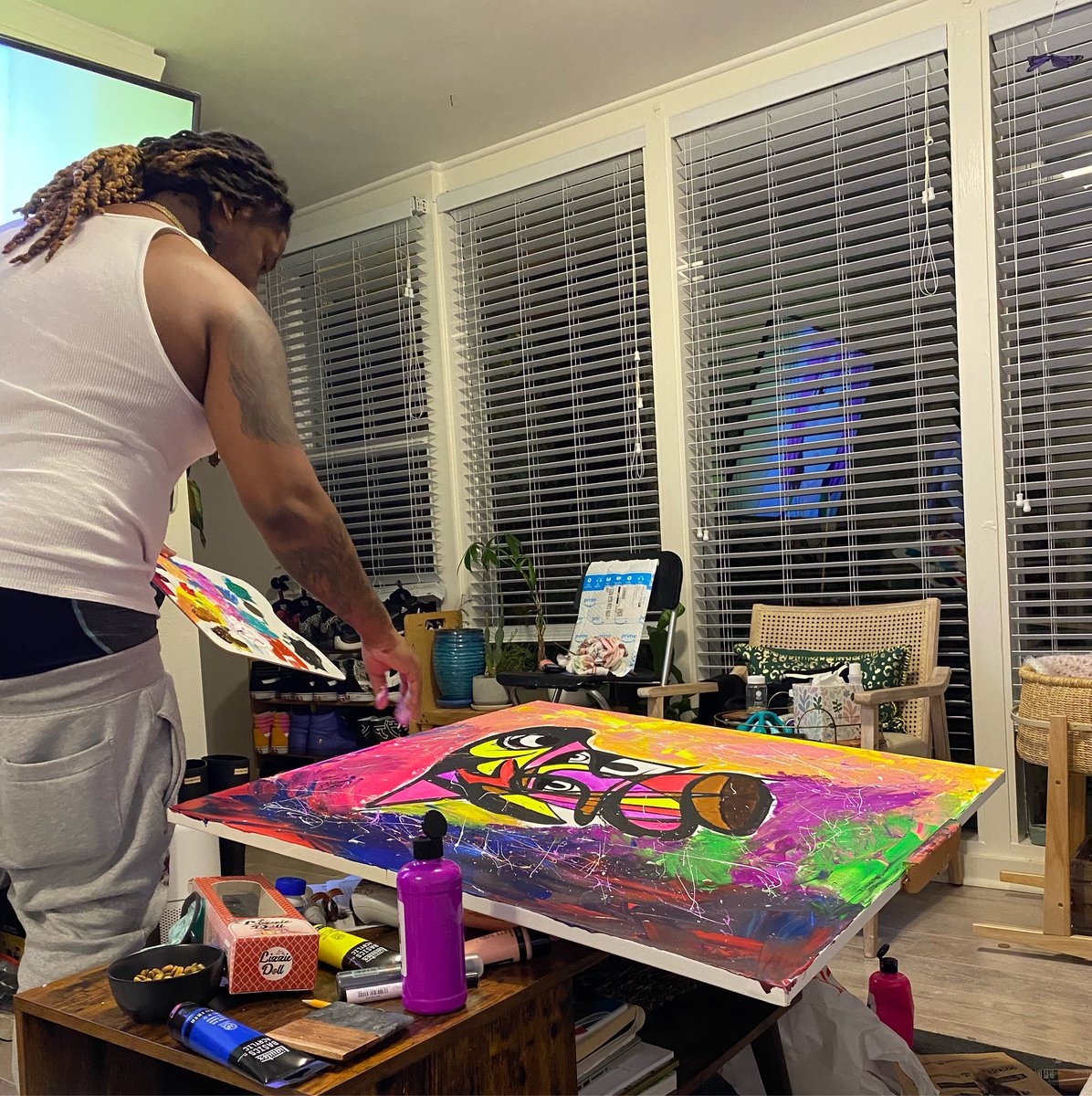 Dre_0wens's tweet photo. “Still nigga..” 36x36 canvas
#oaklandart #oaklandartist #blackart #blackartist #abstractogram #abstractlovers #arte #artecontemporanea #abstractaddict #artwork #artlovers #arteastratta #informale #contemporaryart #artworks #artofinstagram #painting #drawings https://t.co/KMbEJmea8u
