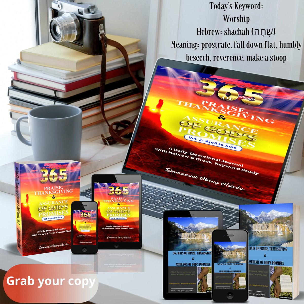 Emet_Hub's tweet image. 365 Days of Praise, Thanksgiving &amp;amp; Assurance of God's Promises: Volume 1 &amp;amp; 2

Grab your copy... 

#365daysofpraise #thanksgiving #assuranceofgodspromises #KindleUnlimited #Devotional #ebook #paperback #hebrewkeywordstudy #foodforthought #prayerandconfession #getyourcopy