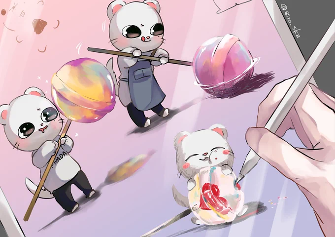 🍬🍭🍬

 #SKZOOfanart  #Straykidsfanart 
 #jiniret 