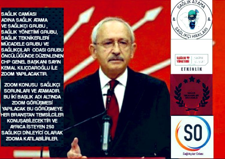 DiyetisyenlerP's tweet photo. Tüm sağlıkçılarla birlikte biz diyetisyenler de haklarımızı savunmaya, sesimizi duyurmaya devam ediyoruz. Bu sefer sesimizi Kemal Kılıçdaroğlu ile yapılacak zoom görüşmesiyle duyuruyoruz  @kilicdarogluk https://t.co/sppnYDwOLQ