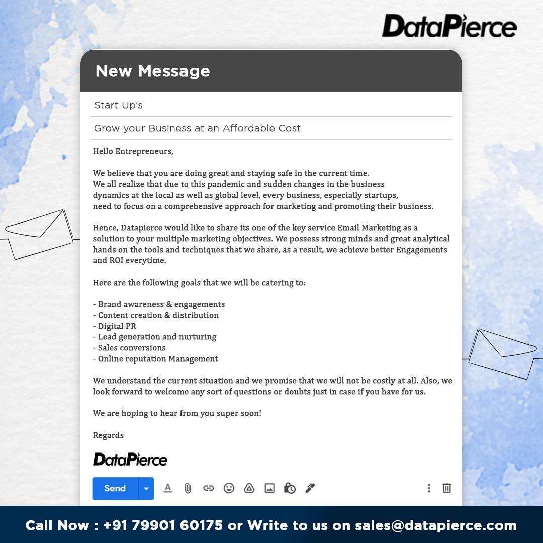 datapierce's tweet image. Struggling while communicating the right message to your audience or may be finding it difficult to choose the right medium in the first place?

Well, we are focusing on building best marketing solutions that can help to enhance your business growth.

#startups #growth #marketing