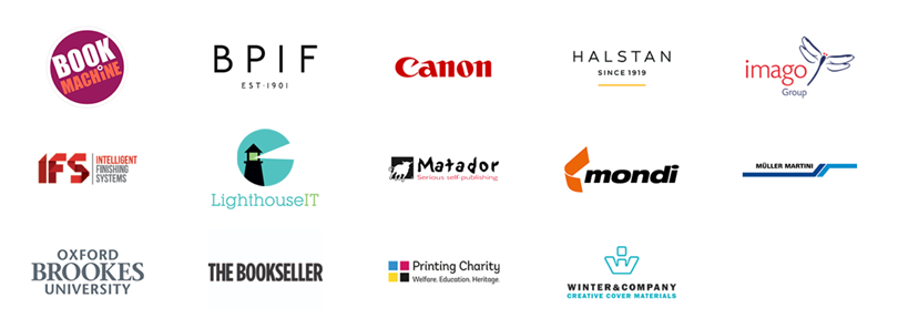 A big thank you to all our sponsors that will supporting us this year!  <a href="/BookMachine/">BookMachine</a> <a href="/BPIF/">BPIF - The Heart of British Print</a> <a href="/CanonUKandIE/">Canon UK and Ireland</a> <a href="/HalstanPrint/">Halstan</a> <a href="/imagopublishing/">Imago Group</a> <a href="/IFS_Ltd/">IFS</a> <a href="/lighthouseitltd/">LighthouseIT Ltd</a> @matadorbooks <a href="/mondigroup/">Mondi Group</a> @MullerMartiniGB <a href="/oxford_brookes/">Oxford Brookes University</a> <a href="/thebookseller/">The Bookseller</a> <a href="/printingcharity/">The Printing Charity</a> <a href="/wintercompany/">Winter&Company GmbH</a>