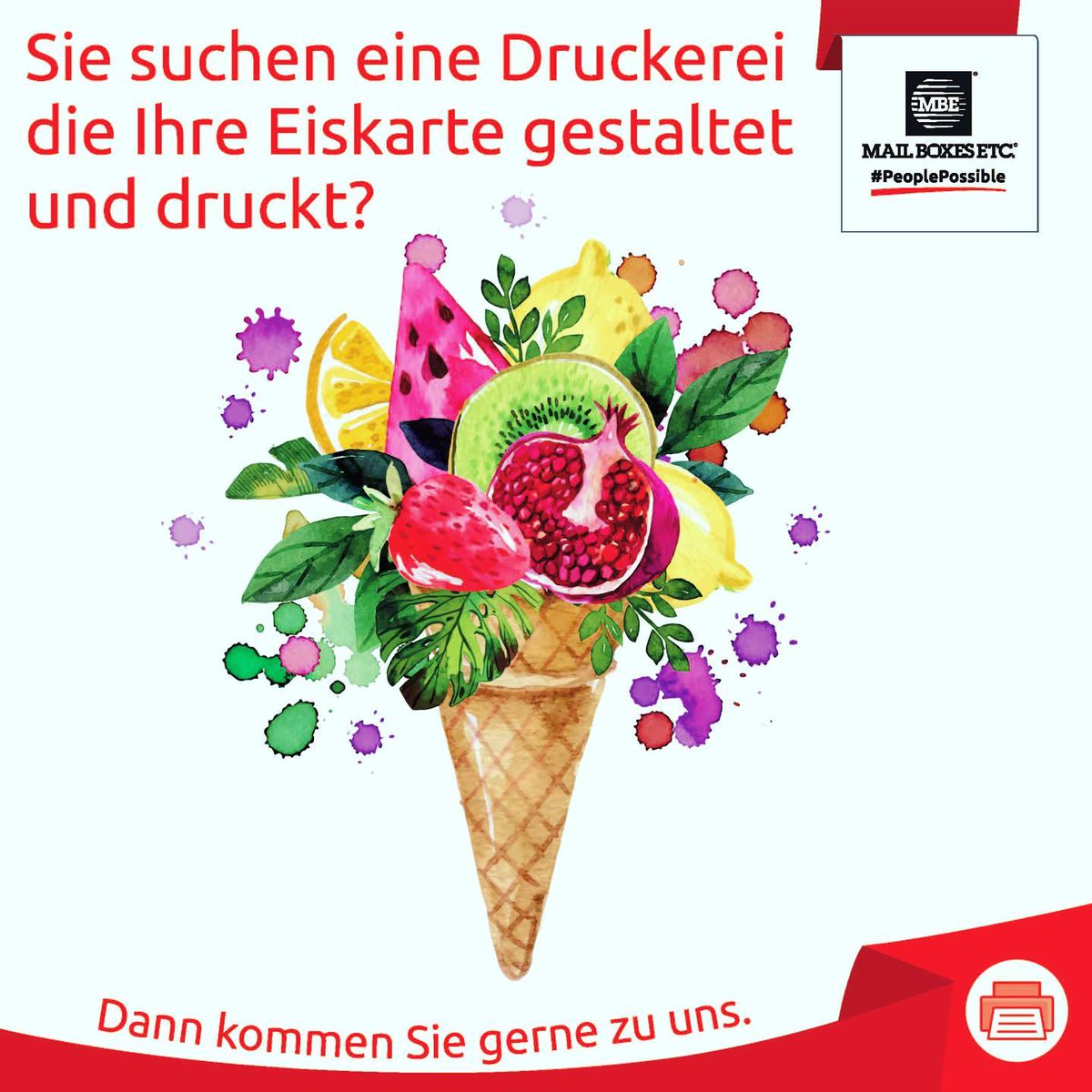 Sie suchen einen Druckpartner der nicht nur produziert sondern auf Wunsch auch gestaltet?
Dann sind sie bei uns genau richtig. Egal ob Speise-, Getränke-, Dessert- und Eiskarten, wir von MBE-Inzersdorf machen das.