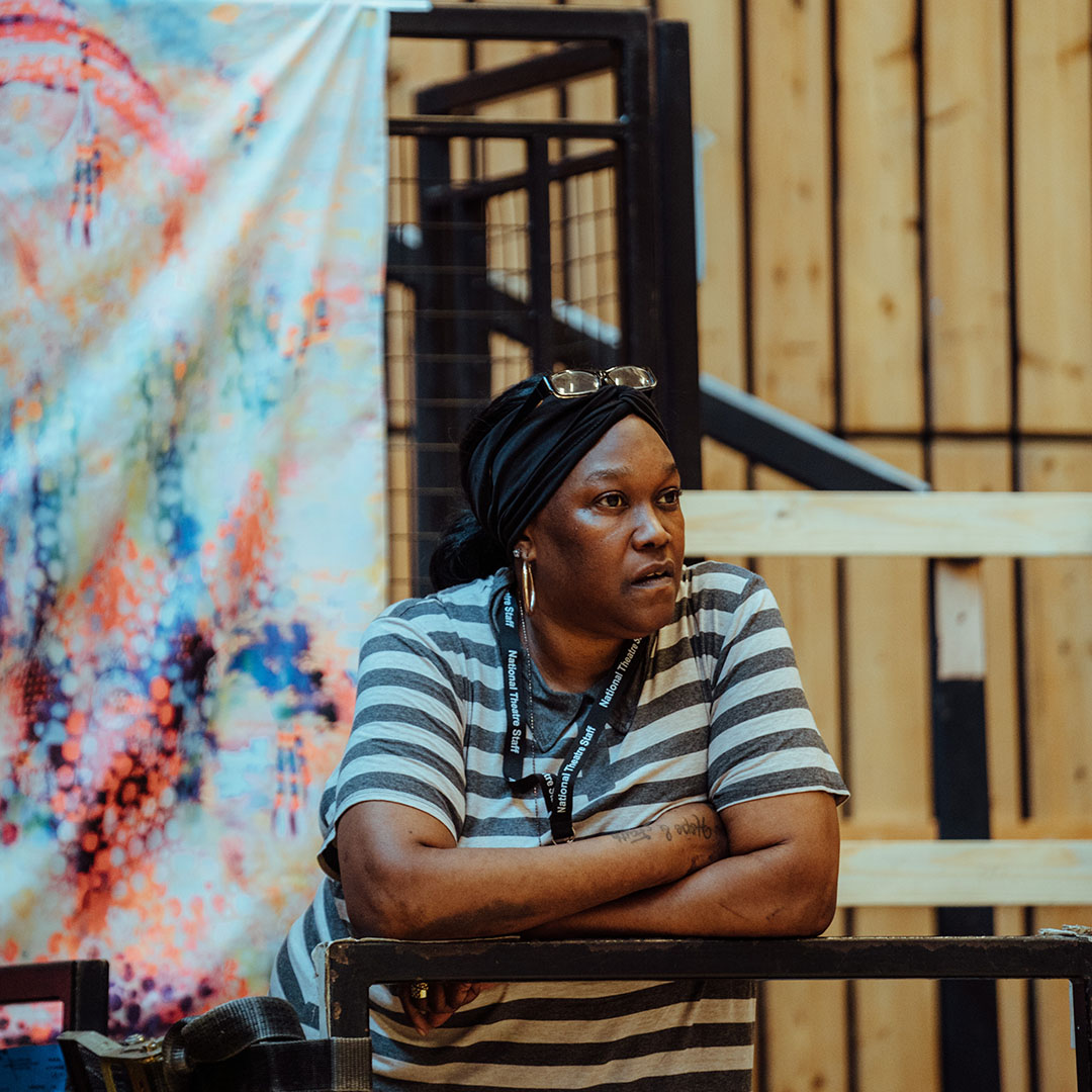 NationalTheatre's tweet photo. "Nature gives her warnings 
But the men don’t watch the play.  
They watch the pictures in their minds instead 
As is their way."

The all-female cast of #NTParadise by @kaetempest have begun rehearsals ahead of their August opening.

📸  Helen Murray https://t.co/ZCR5pwoQhM