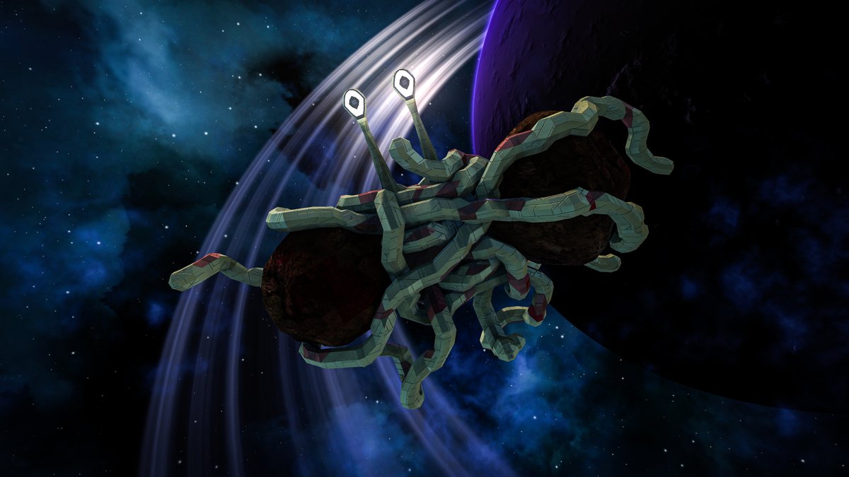 avorion's tweet photo. The build event is over and we would like to congratulate Steam &amp; Discord user SivCorp! The Spaghetti Monster had the most votes in the team :) Thanks also to all the other participants, the designs are all amazing! https://t.co/M5wJbmXbO7 #avorion #steam #buildevent #pcgame https://t.co/qa5qvneMZd