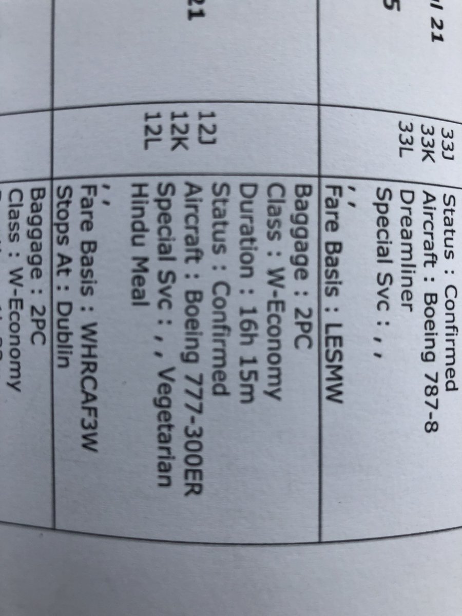 Our tickets for a 17 hour flight on <a href="/flyethiopian/">Ethiopian Airlines</a> have 3 seats together, but when we arrived at the airport they have my 4 year old in row 12, and me and his twin sister in row 42. Totally unacceptable. We need a #travelersbillofrights now!