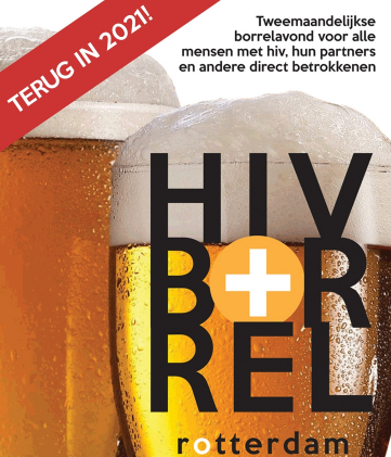 Hiv+Borrel Rotterdam is terug op vrijdag 30 juli! Aanmelden wel noodzakelijk --> hivport.nl/activiteiten/h…