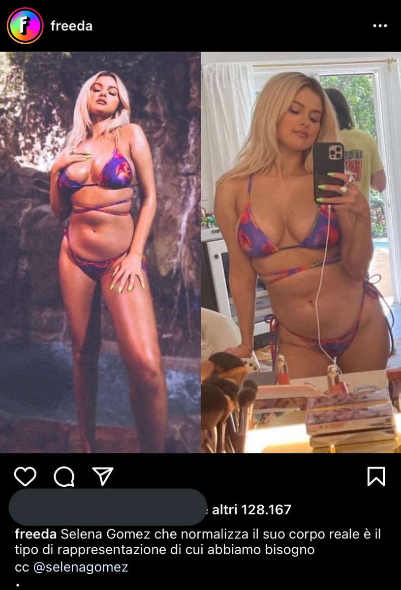 airplaneoversea's tweet photo. MA COSA VUOL DIRE CHE “Selena Gomez normalizza il suo corpo” FREEDA MALEDETTI DOVETE FALLIRE https://t.co/WRcQ9n8ieA