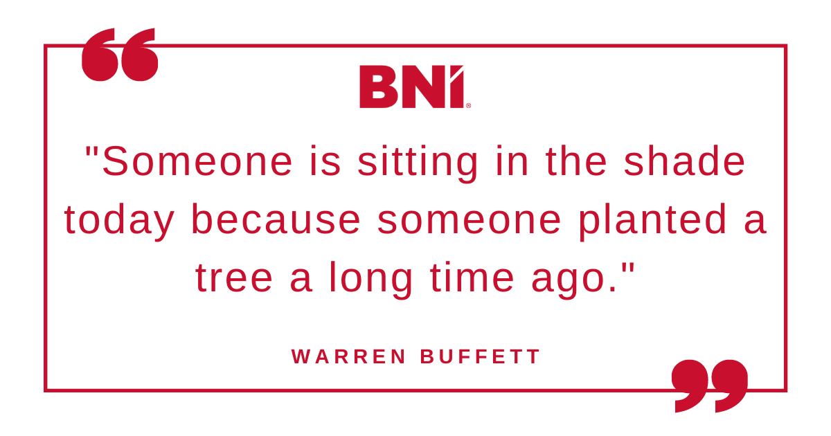 BNIuganda's tweet photo. Quote of the day from Warren Buffett. #tuesdaymotivations #QOTD #WarrenBuffett #MasterConnector #BNIGC21 #Growingforwardtogether https://t.co/QcN6V9hlW3