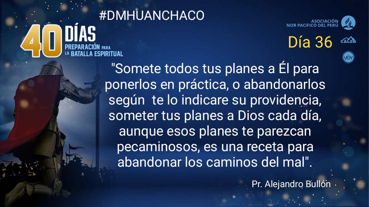 Cómo vivir un día a la vez #UPN #LaArmaduraDeDios #JornadaDe40Dias <a href="/Faby_Magallanes/">Fabiola Magallanes</a> <a href="/A_LittleSunShy/">Sollange Brenis</a> <a href="/PatrickBM1/">Patrick BM</a> #ANoP