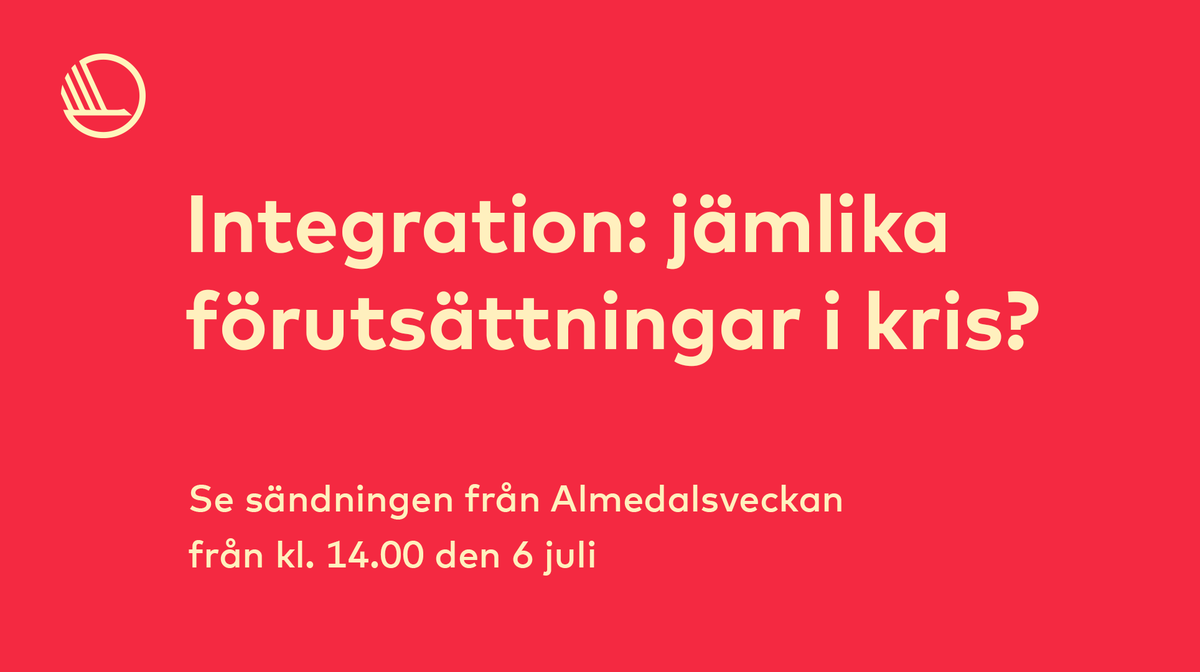 Hur har Coronan påverkat integrationen i norden? Varför har pandemin drabbat invandrargrupper så hårt? 
Beror detta på språkförståelse, kulturella skillnader eller andra faktorer. 

👉Följ med i sändningen från #almedalen2021 kl 14: norden.org/sv/evenemang/a…
#nrpol #almedalen