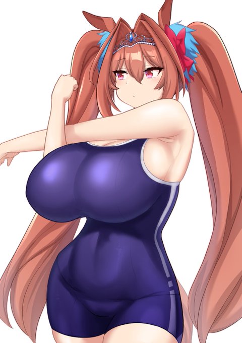 ダスカとストレッチ
#ウマ娘 